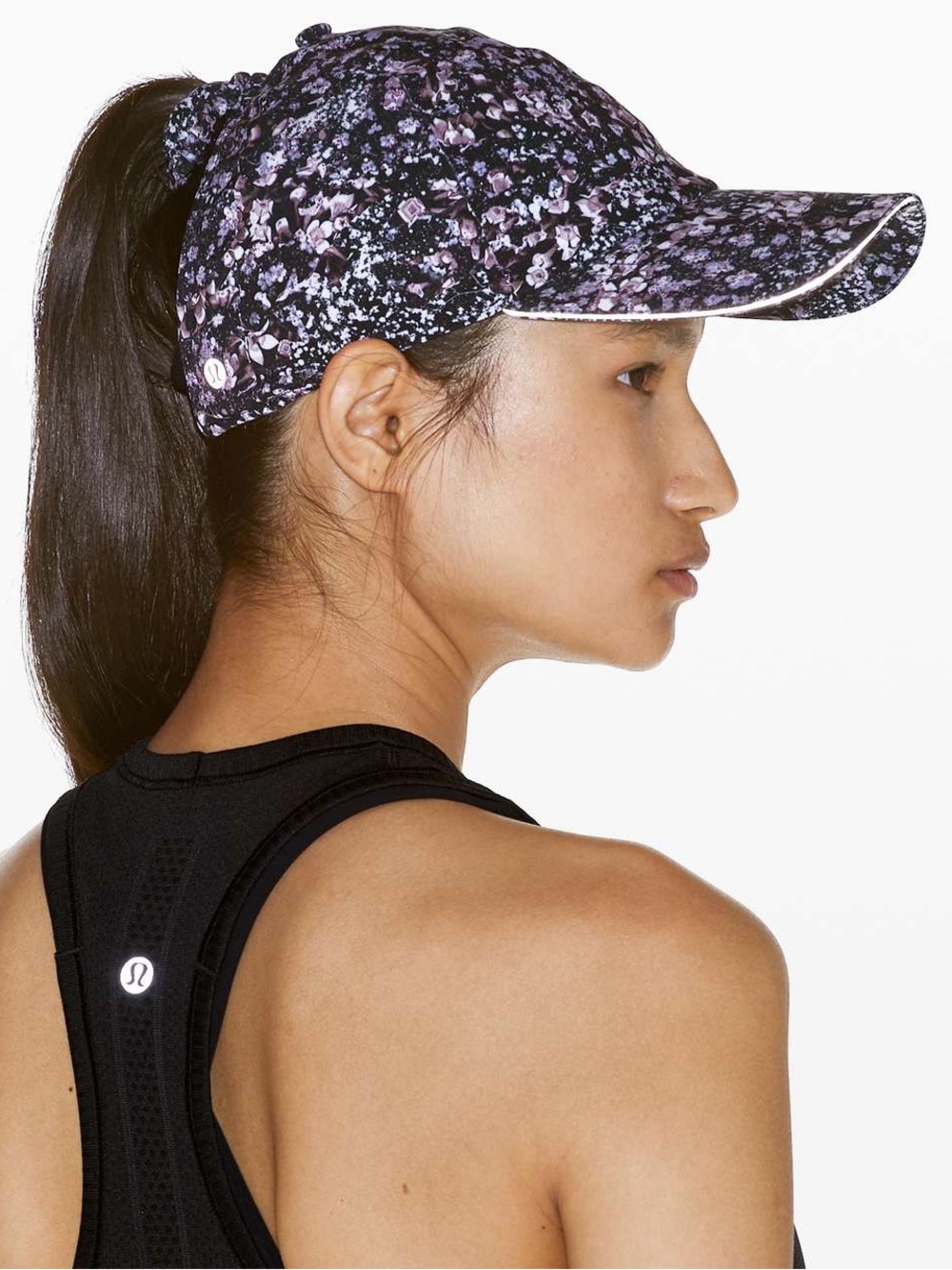 Lululemon Baller Hat Run Ponytail Floral Spritz Multi